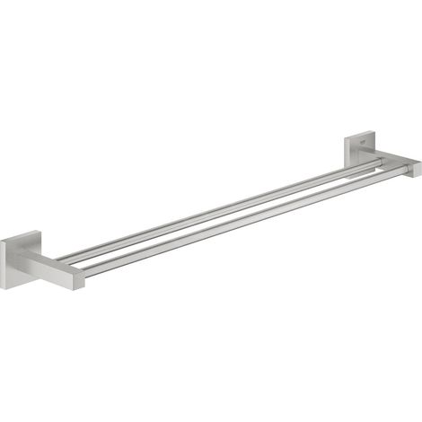 Grohe QuickFix Start Cube - Porte-serviettes double, supersteel 41104DC0 (1/5)