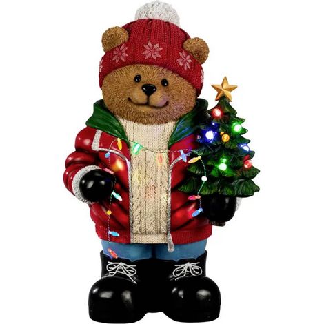 Konstsmide 4170-000 Divers décos de noël nounours multicolore LED multicolore, multicolore minuteur (1/4)