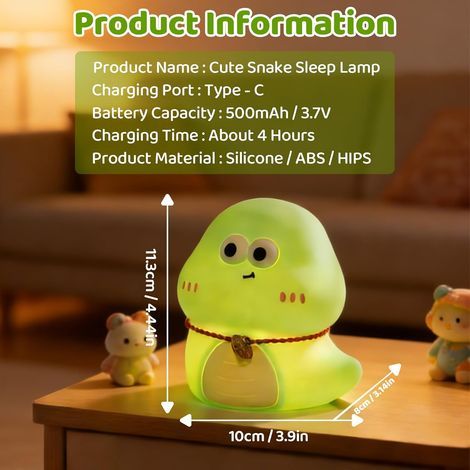 Tactile Veilleuse Silicone, Nightlight for Children 7 Couleurs 3 Niveaux de Luminosité Lampe de Chevet Mignonne et Moelleuse Fonction Minuterie Rechargeable Lampe Chevet sans Fil pour Room Déco (1/4)