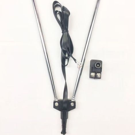 Antenne cornet/antenne télescopique/antenne TV/mât 7213-5, unité d'adaptation pleine longueur de 95 cm (1/5)