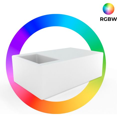 Tavolo luminoso LED RGBW con vassoio per ghiaccio -  24W -