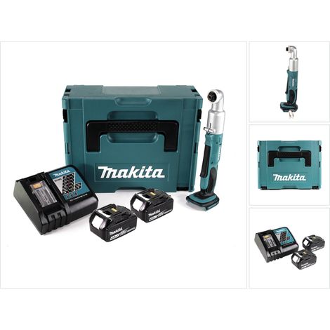 Avvitatore angolare a percussione a batteria Makita DTL 061 RMJ 18 V 1/4" 60 Nm + 2 batterie da 4,0 Ah + caricabatterie + Makpac