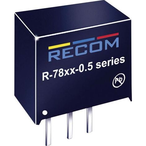 Convertisseur CC/CC pour circuits imprimés RECOM R-789.0-0.5 Nbr. de sorties: 1 x 9 V/DC 0.5 A 4.5 W 1 pc(s) (1/3)