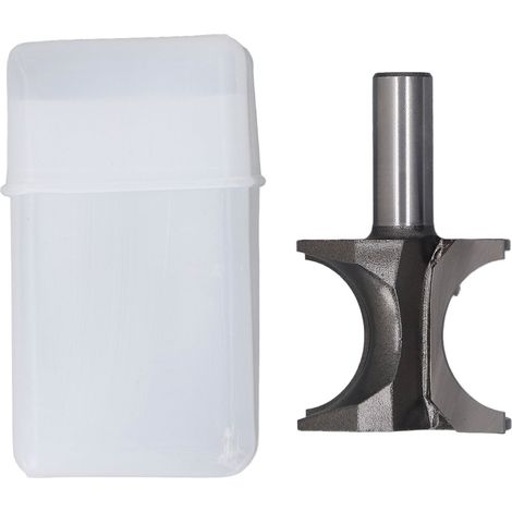 Mèche de toupie Bullnose, tige de 1/2 po, diamètre de perle de 1 1/4 po, roulement demi-rond en acier au tungstène pour le travail du bois (1/5)