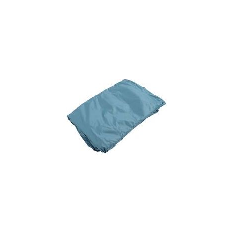 Voile d'ombrage triangulaire pour piscine extérieure, toile d'ombrage avec revêtement argenté bleu (1/5)