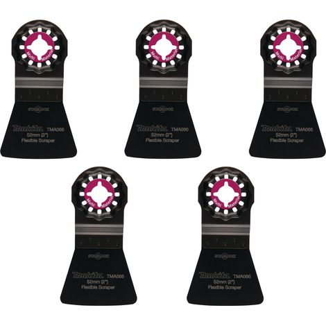 Raschietto Makita TMA066 Starlock OIS / Plus / Max 52 x 40 mm, 5 pezzi (5x B-64995) (1/3)