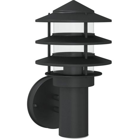 Applique murale d'extérieur noir acier inoxydable CFW39561 (1/5)