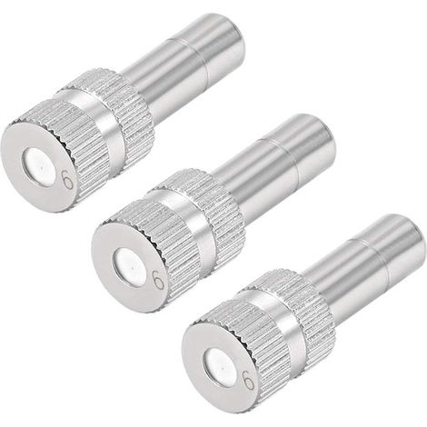 Buse de brumisation en laiton sourcing map pour connexion jack 6 mm, diamètre d'ouverture 0,6 - Lot