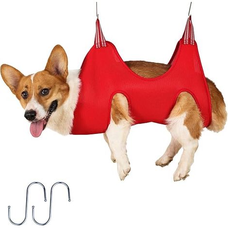 Hundepflege-Hängematte für kleine bis mittelgroße Hunde zum Krallenschneiden und zur Fellpflege