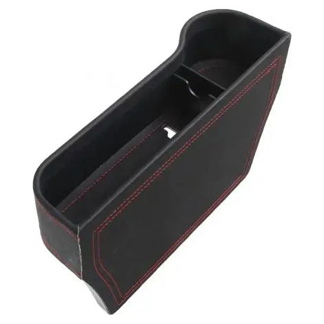 (Black Master Driver) Nouveau rangement en similicuir pour sièges de voiture, boîte de rangement pour espaces entre les sièges, étui de protection (1/5)