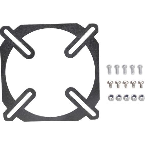 Hochleistungs-Lüfterhalterung für Computergehäuse, werkzeuglose Radiator-Richtungseinstellung, Metallrahmen, mehrfarbig (12) (1/5)