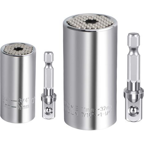 Kit de clé à douille universelle 7-19mm,11-32mm douille de perçage clé universelle outil Multi - mains clé à douille universelle (1/5)