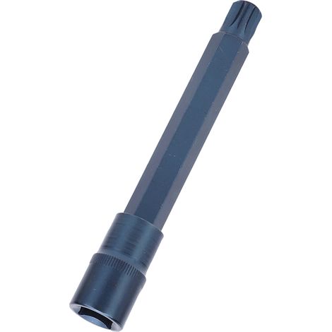 Embout de douille 12 pans en acier allié S2 pour tournevis électrique, finition bleuie, 1/2 x 150 x M14