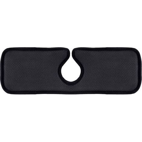 Tapis de Robinet - Protection contre les éclaboussures d'eau pour robinet d'évier - Absorbant - Tapis de séchage derrière le robinet 38x13cm (noir)
