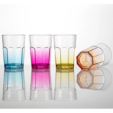 Brunner Trinkgläser Set OCTOGLASS COLOR
