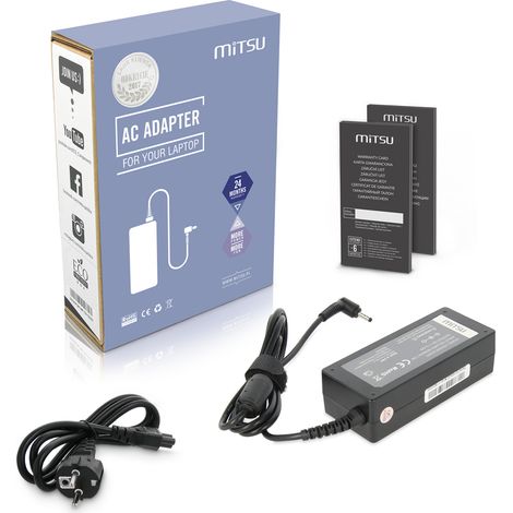 Alimentatore/caricabatterie per Acer 19 V 3,42 A 65 W 3,0 x 1,1 mm (1/5)