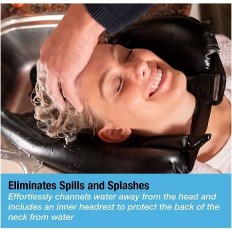Bac à shampoing - Portable - Gonflable - Léger - Facile à utiliser - 2 ans de garantie (1/4)