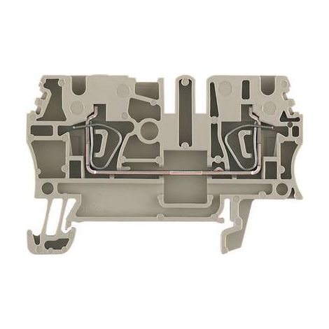 Bloc de jonction de passage Weidmüller ZDU 2.5 1608510000-1 beige foncé 1 pc(s) (1/2)