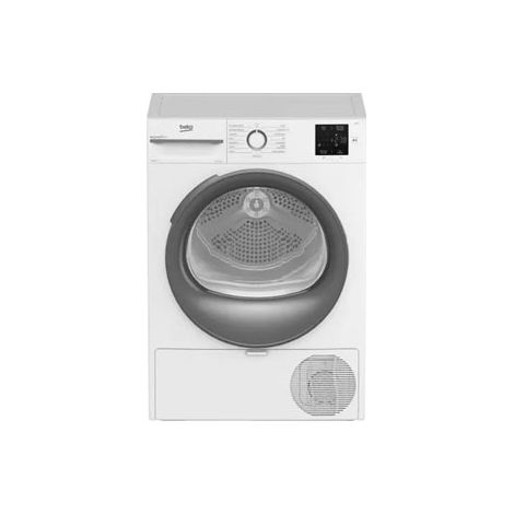 Beko – Sèche-linge frontal 8kg – Classe énergétique E – Pompe à chaleur – Fin différée – Faible niveau sonore
