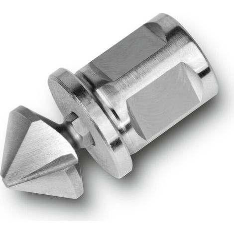 Embout à chanfreiner Fein HSS 90° avec adaptateur 3/4" dans logement Weldon - 63111038020 (1/3)
