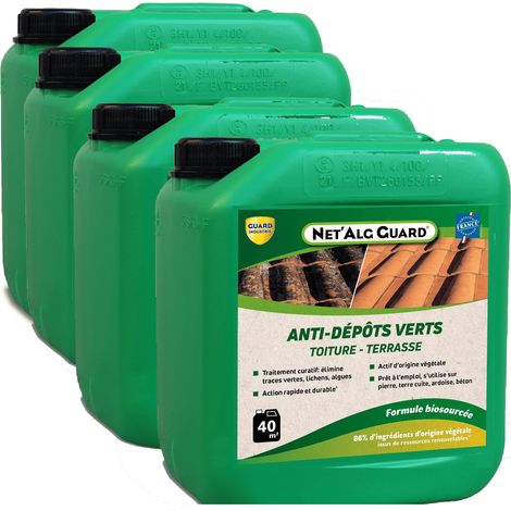 Fongicide Traces Vertes Terrasse GUARD INDUSTRIE NetAlg Guard 16L (1/8)