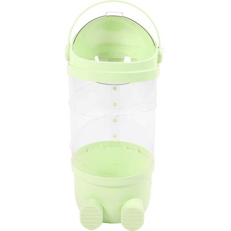 Tube de rangement pour peluches de 65 cm avec lumière, grande capacité, multifonctionnel, transparent et visible, vert (1/5)