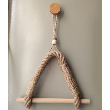 Portarrollos de papel higiénico sin taladrar - Estilo vintage - Para aseos y baños - 60 cm