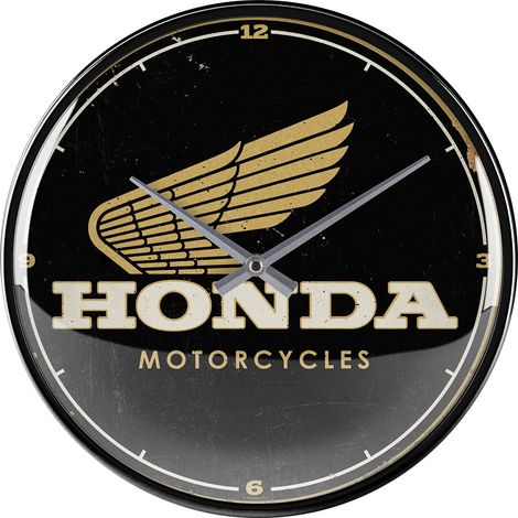 Horloge rétro, Ø 31 cm, Motorcycles, Idée Cadeau pour Fans de, décoration Murale Cuisine, Design Vintage (1/5)