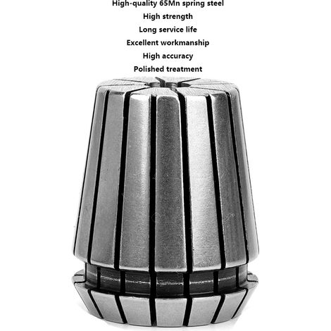 Mandrin à pince ressort acier 65Mn ER32 8 mm précision 0.008 mm fraiseuse CNC 1 pièce (1/5)