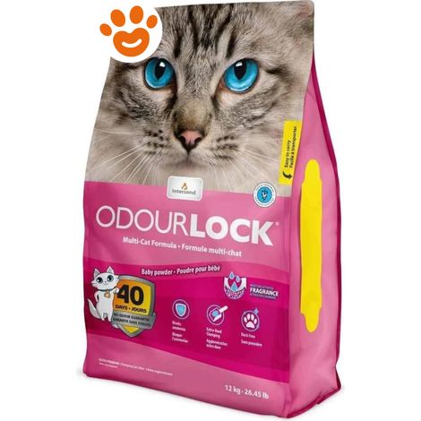 Life Odourlock Lettiera al Borotalco - Sacco 12 Kg - Lettiere