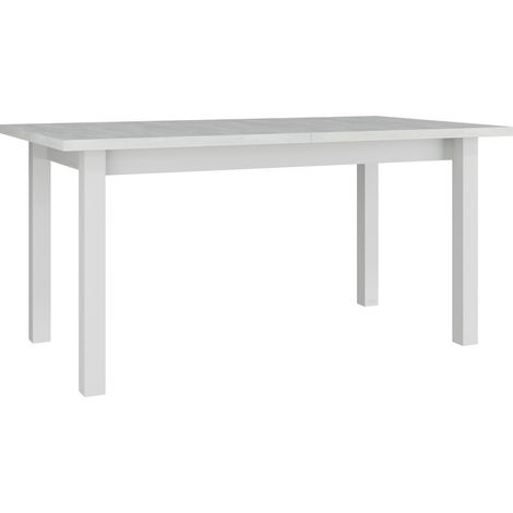 Mesa Victorville 360, Blanco, 76x90x160cm, Alargamiento, Aglomerado laminado, Madera