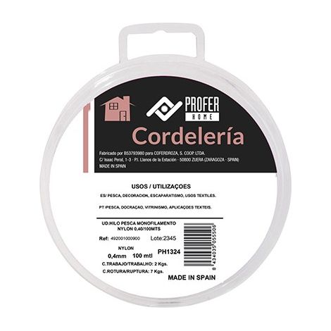 FIL DE PÊCHE MONOFILAMENT NYLON 0.8 MM