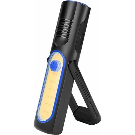 Lamp torch rechargeable multifunctional, lamp of work emergency, lamp for vehicle, lamp portable outdoor (blue) (1/5)