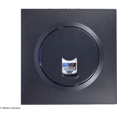 Prise RJ45 FTP Dooxie complet Noir Griffes: Sans griffes