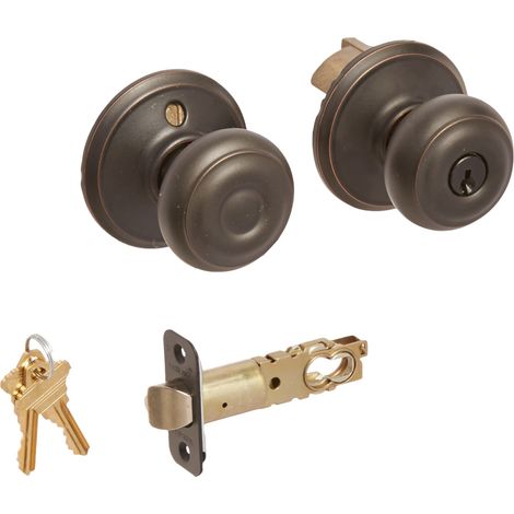 Poignée de porte de rangement géorgien Bronze vieilli
