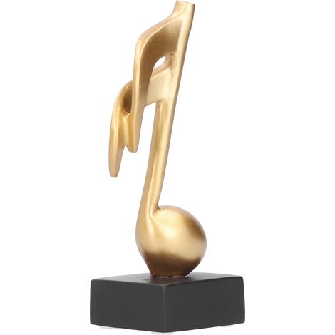 Décoration de notes de musique, symboles musicaux, pour la maison, le salon, la boutique ou le bureau, en résine artisanale. (1/5)
