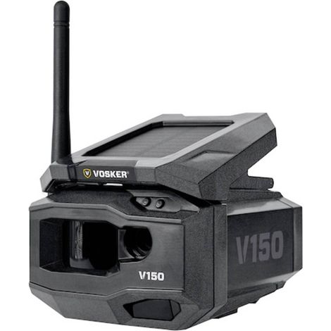Vosker V150 LTE Wireless Outdoor Solar Camera outdoor Video time lapse, Trasmissione immagini 4G, Modulo GSM Nero - Gri (1/5)