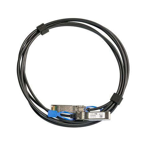 MikroTik 25GBase Direct Attach Kabel XS+DA0001 SFP/SFP+/SFP28 Maximale Übertragungsdistanz 1 m Unterstützt SFP 1G/SFP+ 10G/25G SFP28, 25 Gbit/s