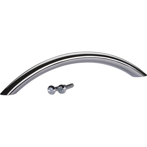 SO-TECH - Poignée de meuble BG01 - Entraxe 128 mm - L147 mm - Gris clair - Pour cuisine, salle bain, armoire, commode, tiroir