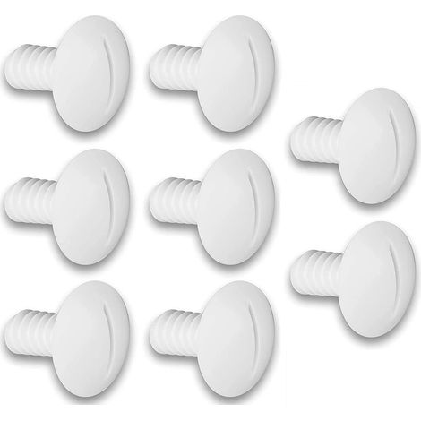 Vis De Roue - Pour Nettoyeur Piscine Polaris 180 Et 280 - Matériau Abs Robuste - Lot De 8 Pièces (1/4)