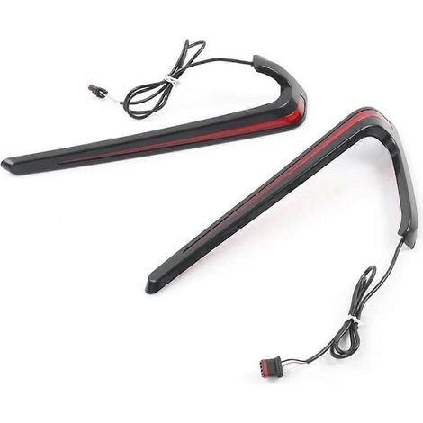 Tracer LED-Leuchten für Motorrad-Hecktaschen, rot und schwarz + rot (1/5)