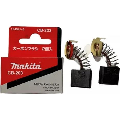 Set di spazzole in carbonio CB-203 - Coppia - MAKITA - 194991-6