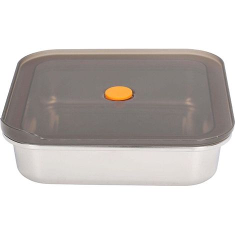 Boîte de conservation alimentaire en acier inoxydable, boîte bento avec couvercle (1/5)