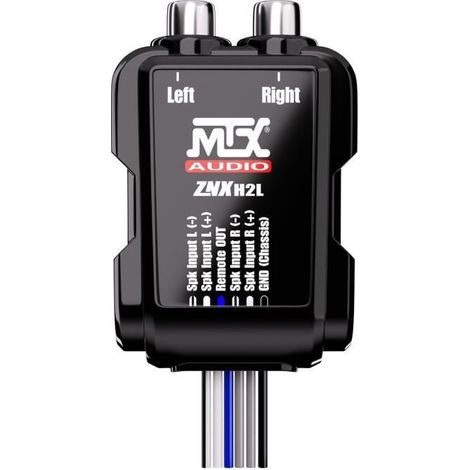 Adattatore - MTX AUDIO - Cavi HP verso RCA 8V - Uscita "Remote"