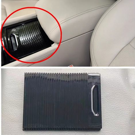 Suitable for modern Mingtu center console armrest boxes, cup holders, curtain covers, tea cup holders, roller blinds, decorative panels, louvered sliding covers, and push-to-open mechanisms. (1/5)