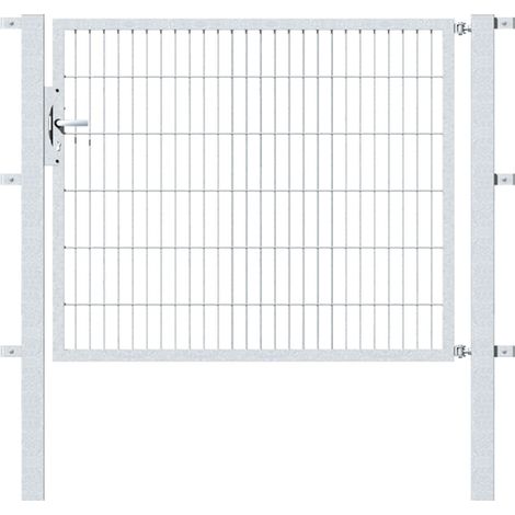 ALBERTS Einzeltor Flexo, feuerverzinkt, lichte BxH1500x1200, PF80x80/1900mm (1/3)