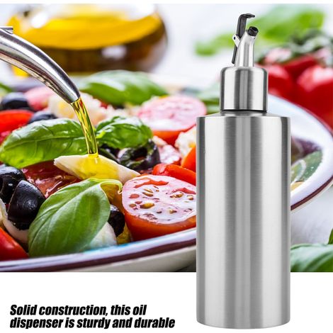 550-ml-Edelstahlflasche für Öl, Essig und Soßen, Behälter für die heimische Küche, 1 Stück (B) (1/5)