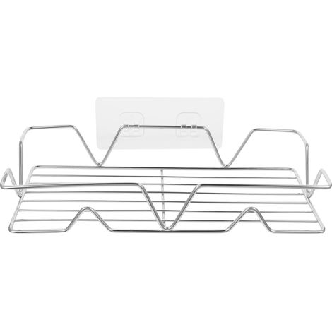 Étagère d'angle sans perçage en acier inoxydable (1/5)