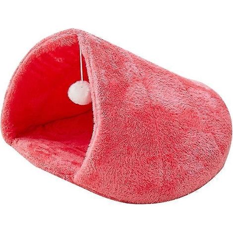 Nid-piège douillet en peluche pour chat, tente chaude pour petits chiens, fond épais (1/5)