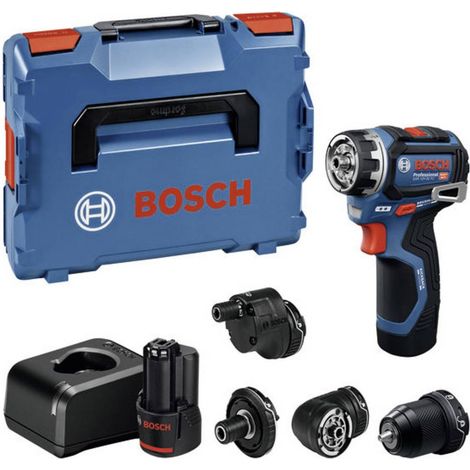Bosch – Perceuse-visseuse sans fil 12V avec 2 batteries 2.0Ah – Moteur Brushless – Couple 32Nm – Embouts interchangeables – 6019N7101 (1/4)